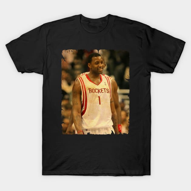 Tracy McGrady - Vintage Design Of Basketball T-Shirt by JULIAN AKBAR PROJECT